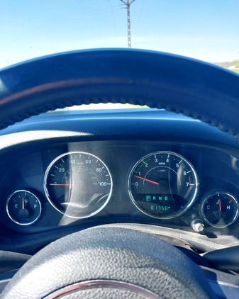 Jeep Wrangler cena 113900 przebieg: 133000, rok produkcji 2017 z Zambrów małe 352